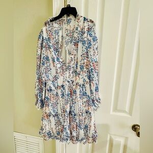 Ladies ruffle feminine dress